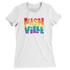 Nashville Tennessee Pride Women's T-Shirt-White-Allegiant Goods Co. Vintage Sports Apparel