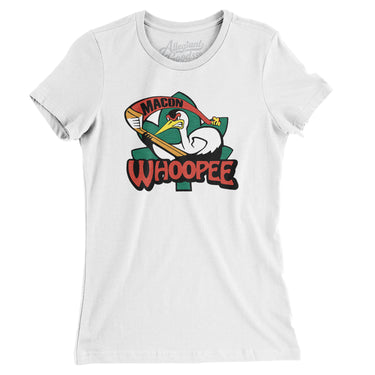 Macon Whoopee Hockey Women's T-Shirt-Allegiant Goods Co. Vintage Sports Apparel