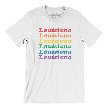 Louisiana Pride Men/Unisex T-Shirt-Allegiant Goods Co. Vintage Sports Apparel