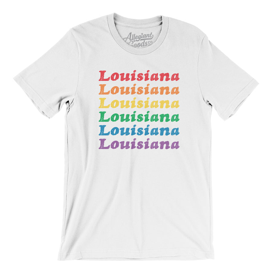 Mtr Louisiana Pride Men/Unisex T-Shirt, White / S