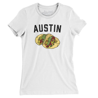 Austin Tacos Women's T-Shirt-Allegiant Goods Co. Vintage Sports Apparel