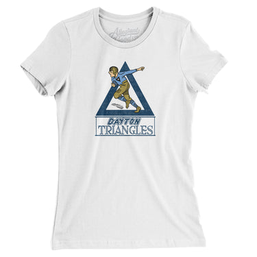 Dayton Triangles Football Women's T-Shirt-Allegiant Goods Co. Vintage Sports Apparel