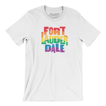 Fort Lauderdale Florida Pride Men/Unisex T-Shirt-Allegiant Goods Co. Vintage Sports Apparel