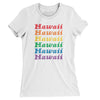 Hawaii Pride Women's T-Shirt-White-Allegiant Goods Co. Vintage Sports Apparel