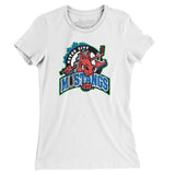 Motor City Mustangs Roller Hockey Women's T-Shirt-Allegiant Goods Co. Vintage Sports Apparel