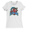 Motor City Mustangs Roller Hockey Women's T-Shirt-White-Allegiant Goods Co. Vintage Sports Apparel