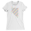 Nevada Pride State Women's T-Shirt-White-Allegiant Goods Co. Vintage Sports Apparel