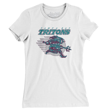 Tampa Bay Tritons Roller Hockey Women's T-Shirt-Allegiant Goods Co. Vintage Sports Apparel