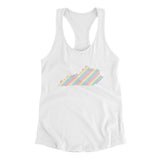 Kentucky Pride State Women's Racerback Tank-Allegiant Goods Co. Vintage Sports Apparel