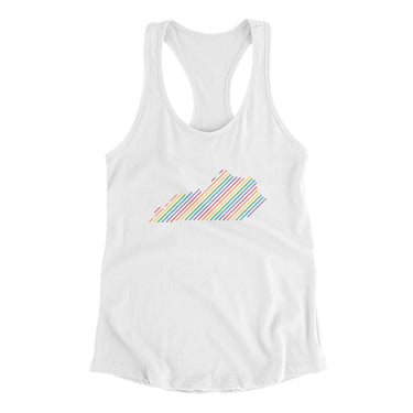 Kentucky Pride State Women's Racerback Tank-Allegiant Goods Co. Vintage Sports Apparel