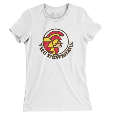 The Hawaiians Football Women's T-Shirt-White-Allegiant Goods Co. Vintage Sports Apparel