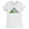 Denver Avalanche Soccer Women's T-Shirt-White-Allegiant Goods Co. Vintage Sports Apparel
