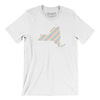 New York Pride State Men/Unisex T-Shirt-White-Allegiant Goods Co. Vintage Sports Apparel