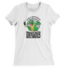 San Antonio Dragons Hockey Women's T-Shirt-White-Allegiant Goods Co. Vintage Sports Apparel