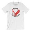 Miami Screaming Eagles Hockey Men/Unisex T-Shirt-White-Allegiant Goods Co. Vintage Sports Apparel