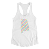 Alabama Pride State Women's Racerback Tank-Allegiant Goods Co. Vintage Sports Apparel
