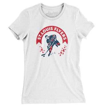 St Louis Flyers Hockey Women's T-Shirt-Allegiant Goods Co. Vintage Sports Apparel