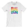 Raleigh North Carolina Pride Men/Unisex T-Shirt-White-Allegiant Goods Co. Vintage Sports Apparel