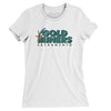 Sacramento Gold Miners Football Women's T-Shirt-White-Allegiant Goods Co. Vintage Sports Apparel