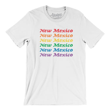 New Mexico Pride Men/Unisex T-Shirt-Allegiant Goods Co. Vintage Sports Apparel