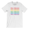 New Mexico Pride Men/Unisex T-Shirt-White-Allegiant Goods Co. Vintage Sports Apparel