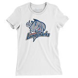 Columbus Landsharks Lacrosse Women's T-Shirt-Allegiant Goods Co. Vintage Sports Apparel