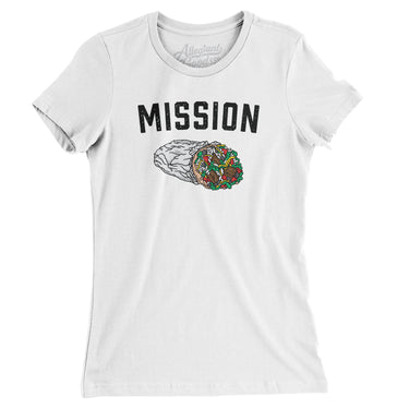 Mission Burrito Women's T-Shirt-Allegiant Goods Co. Vintage Sports Apparel