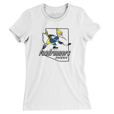 Phoenix Roadrunners Hockey Women's T-Shirt-Allegiant Goods Co. Vintage Sports Apparel