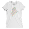 Maine Pride State Women's T-Shirt-White-Allegiant Goods Co. Vintage Sports Apparel