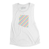 Arizona Pride State Flowey Scoopneck Muscle Tank-Allegiant Goods Co. Vintage Sports Apparel