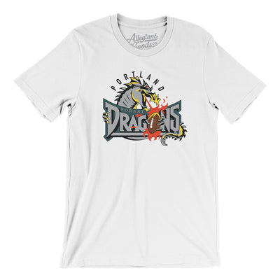 Portland Forest Dragons Arena Football Men/Unisex T-Shirt-White-Allegiant Goods Co. Vintage Sports Apparel
