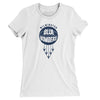 Wilmington Blue Bombers Basketball Women's T-Shirt-White-Allegiant Goods Co. Vintage Sports Apparel