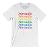 Nevada Pride Men/Unisex T-Shirt-White-Allegiant Goods Co. Vintage Sports Apparel