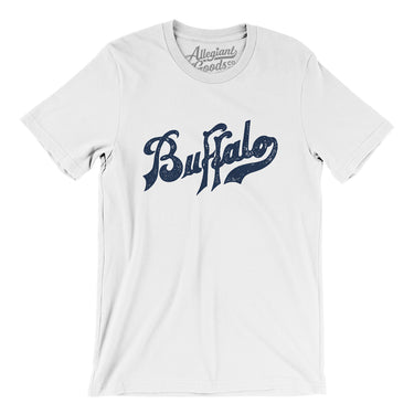 Buffalo Blues Baseball Men/Unisex T-Shirt-Allegiant Goods Co. Vintage Sports Apparel