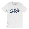 Buffalo Blues Baseball Men/Unisex T-Shirt-White-Allegiant Goods Co. Vintage Sports Apparel