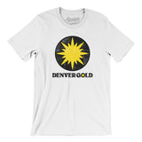 Denver Gold Football Men/Unisex T-Shirt-Allegiant Goods Co. Vintage Sports Apparel