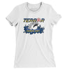 Tampa Terror Soccer Women's T-Shirt-White-Allegiant Goods Co. Vintage Sports Apparel