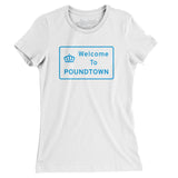 Welcome To Poundtown Women's T-Shirt-Allegiant Goods Co. Vintage Sports Apparel