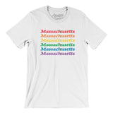 Massachusetts Pride Men/Unisex T-Shirt-Allegiant Goods Co. Vintage Sports Apparel
