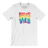 Louisville Kentucky Pride Men/Unisex T-Shirt-White-Allegiant Goods Co. Vintage Sports Apparel