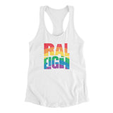 Raleigh North Carolina Pride Women's Racerback Tank-Allegiant Goods Co. Vintage Sports Apparel