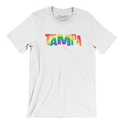 Tampa Florida Pride Men/Unisex T-Shirt-White-Allegiant Goods Co. Vintage Sports Apparel