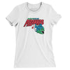 Anaheim Piranhas Arena Football Women's T-Shirt-White-Allegiant Goods Co. Vintage Sports Apparel