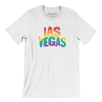 Las Vegas Nevada Pride Men/Unisex T-Shirt-White-Allegiant Goods Co. Vintage Sports Apparel