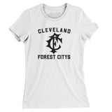 Cleveland Forest Citys Baseball Women's T-Shirt-Allegiant Goods Co. Vintage Sports Apparel