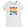 Oklahoma City Oklahoma Pride Women's T-Shirt-White-Allegiant Goods Co. Vintage Sports Apparel