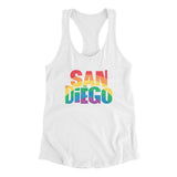 San Diego California Pride Women's Racerback Tank-Allegiant Goods Co. Vintage Sports Apparel