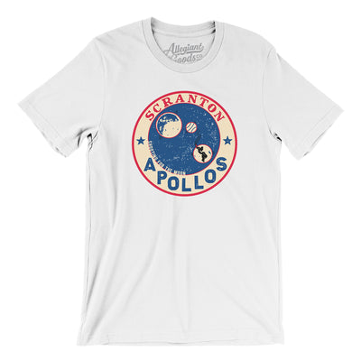 Scranton Apollos Basketball Men/Unisex T-Shirt-White-Allegiant Goods Co. Vintage Sports Apparel