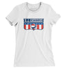 New Jersey Americans Basketball Women's T-Shirt-White-Allegiant Goods Co. Vintage Sports Apparel