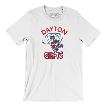 Dayton Gems Hockey Men/Unisex T-Shirt-Allegiant Goods Co. Vintage Sports Apparel